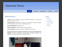Tablet Screenshot of eleonoraporcu.it